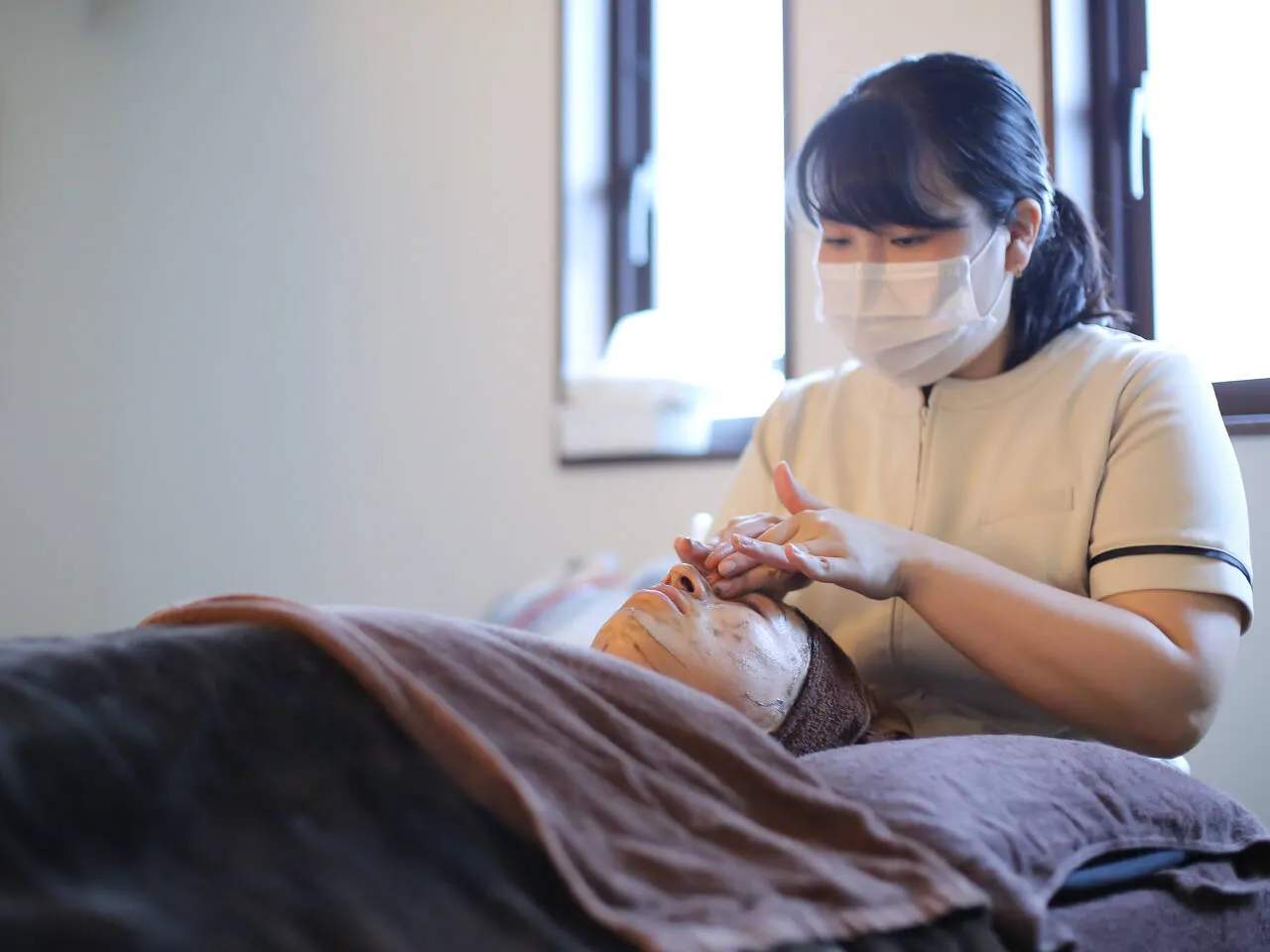 星美香さん・施術中の様子